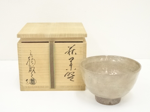 JAPANESE TEA CEREMONY / TEA BOWL CHAWAN / HAGI WARE / ARTISAN WORK
